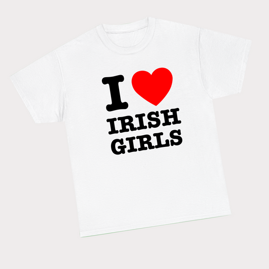 I Heart Irish Girls Tee - Red