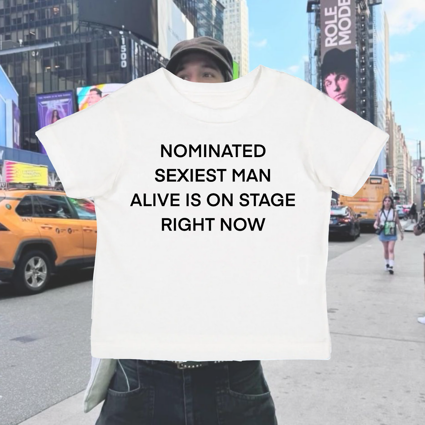 NOMINATED SEXIEST MAN ALIVE IS ON STAGE RIGHT NOW Tee