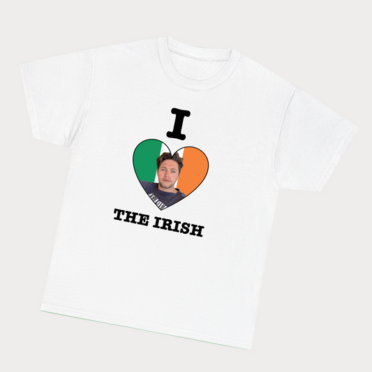 I heart the Irish (Niall Horan) white tee
