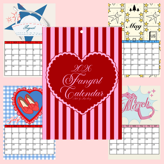 2026 Fangirl Calendar PRE-ORDER