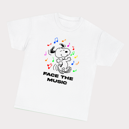 Face the music x Dog Tee