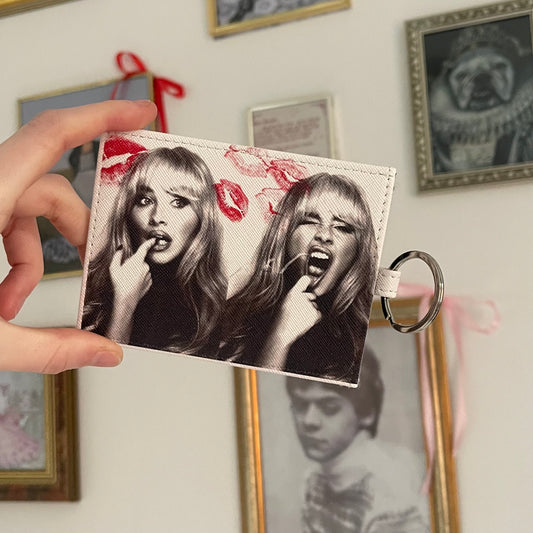 Leather Sabrina Carpenter Cardholder/Wallet