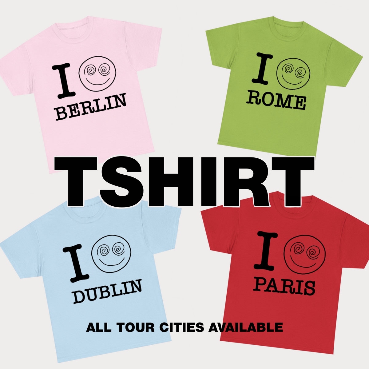 I Smiley (City) - Harry Styles Inspired Colourful T-Shirt